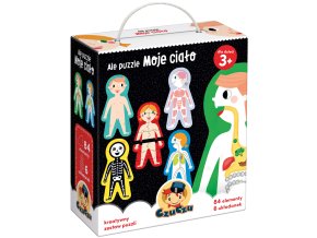 CzuCzu 6278027 Puzzle 84 el. Moje Ciało 3+