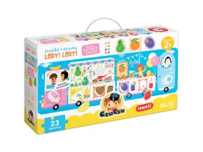 CzuCzu 6500957 Puzzle s otvorem 23 el. Zmrzlina 2+