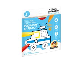 CzuCzu 6598587 Výuková brožura Vozidla v práci. Kreslím po stopě 3+