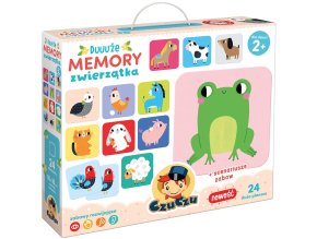CzuCzu 6706477 Vzdělávací puzzle Paměť velká zvířata
