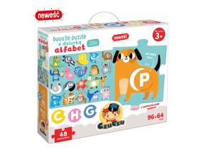 CzuCzu 6828499 Puzzle s otvorem velké Abeceda 3+
