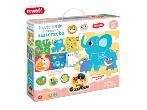 CzuCzu 6918301 Velká zvířata vzdělávací puzzle