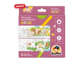 CzuCzu 6927125 Kniha obrazů 180x200 Koně 2 ks