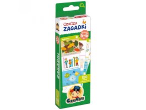 CzuCzu 7371949 Vzdělávací karty s hádankami 5-6 let