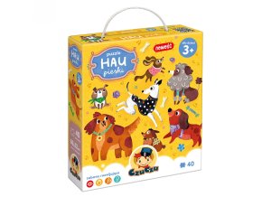 CzuCzu 7395478 Puzzle Hau Pieski 40el.
