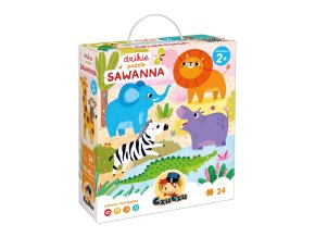 CzuCzu 7424951 Divoká Sawanna Puzzle 24el.