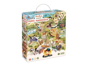 CZUCZU 7497894 Puzzle 200 el. Divoké puzzle Národní parky