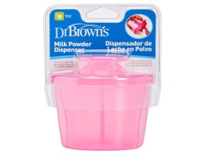 Dr.Browns AC038 Nádoba na sušené mléko růžová
