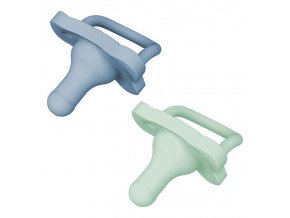 Dr.Browns PS12008 Ortodontický silentbloky pro lahvičky 2-pack modrá/zelená