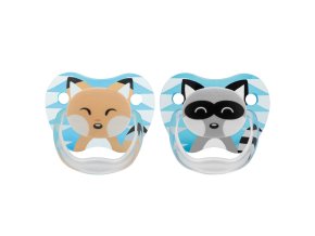 Dr.Browns PV12015 PreVent Butterfly dudlík 0-6m kolekce zvířátek modrý 2-pack