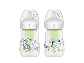 Dr.Browns WB52014 Širokohrdlá láhev 150 ml VOLBY PLUS 2 balení Jungle