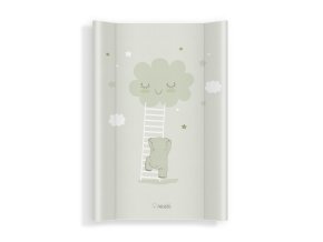 ALBERO MIO dětská přebalovací podložka 70x50 436 Procházka v oblacích mátová