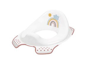 KEEEPER 18650 EWA RAINBOW protiskluzový kryt toaletního prkénka bílý