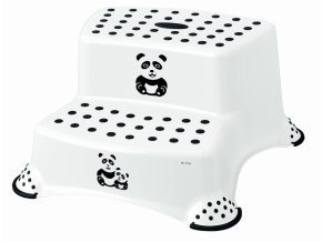 KEEEPER IGOR PANDA Dvoustupňová plošina s protiskluzovou funkcí bílá