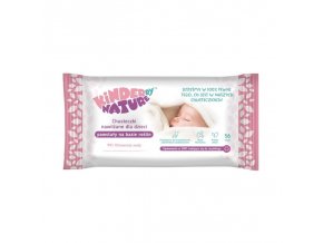 KINDER BY NATURE 52243 Vlhčené ubrousky pro kojence a děti 56 ks
