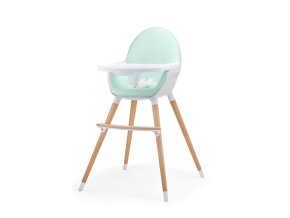 KINDERKRAFT Židlička na krmení FINI mint