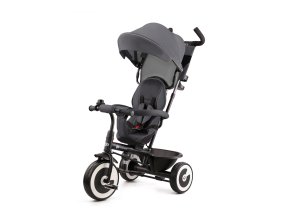 KINDERKRAFT Tříkolka ASTON MALACHITOVÁ ŠEDÁ