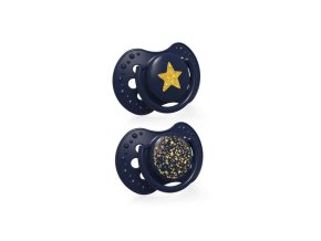 LOVI 22/893 Dynamická silikonová figurína 3-6m 2 ks Stardust modrá
