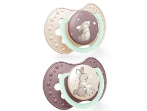LOVI 22/914 Dynamická silikonová figurína 3-6m 2ks Noční a denní dívka