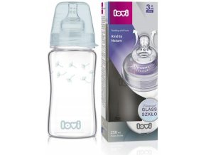 LOVI 74/205 Butelka sklana Diamond Glass 250 ml Botanic