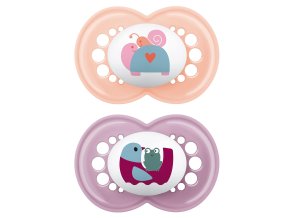 Dudlík MAM Original silky 6+ Together girl 2ks.