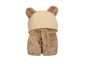 MATEX KOALA MUSLIN deka s kapucí 95x95 cm [TB0444_01].