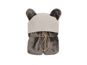 MATEX KOALA MUSLIN deka s kapucí 95x95 cm [TB0444_03].