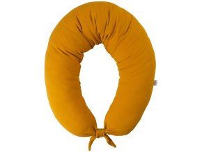 MATEX Polohovací polštář MOON MUSLIN 260 cm [TB0076_06]hořčice