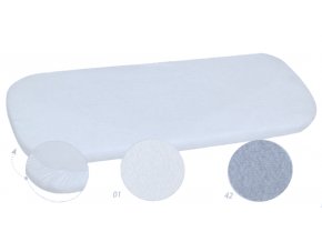 MATEX FROTTE prostěradlo do kočárku 75x35 [TB0247_42] šedé