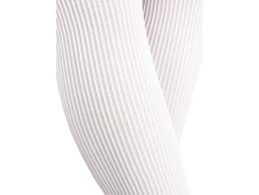 NOVITI RM014-G-01 Punčocháče micro 30den bílé pruhované 104/110