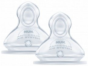 NUK 709245 FC+ 1 M láhev silikonová savička 2ks