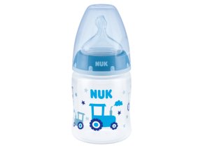 NUK 743875 FC+ PP 150 ml láhev s indikátorem teploty silikonová savička 0-6 měsíců M