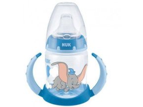 NUK 743931 FC 150 ml láhev s držadly a indikátorem teploty DISNEY DUMBO silikonový náustek