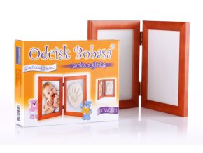 Baby Bob print - Hliněný rám hnědý