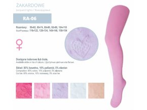 SCORPIO RA-06H Žakárové punčocháče mix 150/154 II TYP