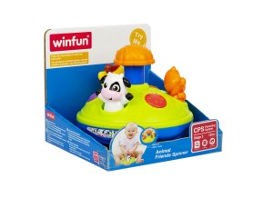 SMILY PLAY 0736 Přátelé z farmy s točícím se vrškem