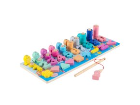 SMILY PLAY SP84019 Montessori dřevěná vzdělávací hračka