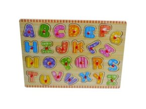 SMILY PLAY SPW83601 Dřevěné puzzle s písmeny