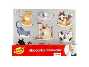 SMILY PLAY SPW83810 Dřevěné puzzle