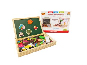 SMILY PLAY SPW83929 Dřevěná magnetická tabule