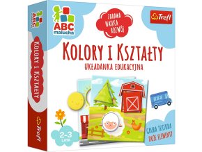 TREFL 01939 Barvy a tvary ABC hra pro batolata 2+