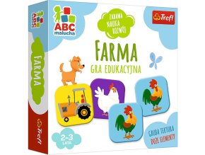 TREFL 01944 Gra Farma ABC Malucha 3+