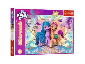 TREFL 14831 Puzzle Glitter 100 My Little Pony Shiny Ponies