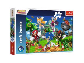 TREFL 15421 Puzzle 160 Sonic a přátelé
