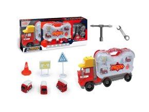 ARTYK 163685 Otočný transportér s příslušenstvím červený