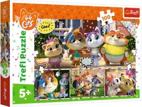 TREFL 16442 Puzzle 100 Tým přátel