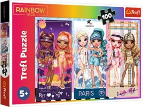 TREFL 16444 Puzzle 100 duhových panenek