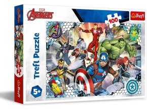 TREFL 16454 Puzzle 100 slavných Avengers