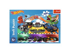 TREFL 16466 Puzzle 100 rychlých aut / Hot Wheels