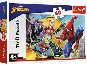 TREFL 17372 Puzzle 60 W síť Disney Spiderman